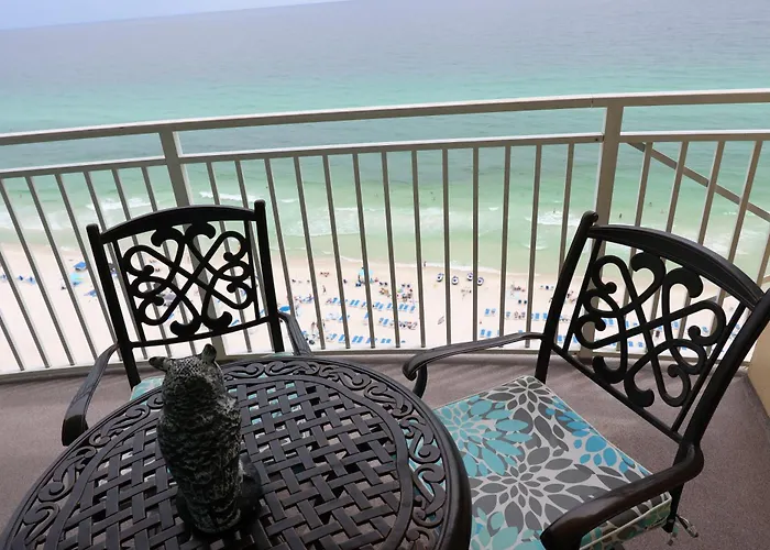 Aqua 1504 Beachfront Condo With Free Beach Chairs